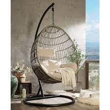 Wicker Patio Swing Chair