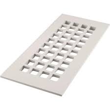 white aluminum grille vent cover