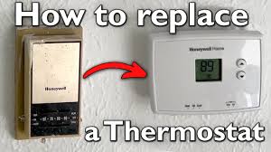 how to replace an old thermostat with a