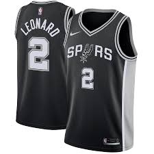 Kawhi leonard la clippers fast break replica jersey in white. Kawhi Leonard San Antonio Spurs Nike Swingman Jersey Black Icon Edition