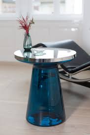 The Glass Metallic Figure Side Table