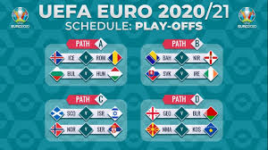 In 2021 the european championship will be held in 12 different venues across 12 different cities in 12 different nations. Uefa Euro 2020 2021 Play Offs Match Schedule Youtube