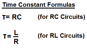 rc rl time constant calculator