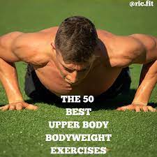 best bodyweight upper body exercises
