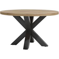 Round Dining Table In Solid Oak 4cm