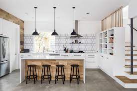 75 white concrete floor kitchen ideas