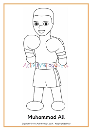 Would you like to change the currency to. Muhammad Ali Colouring Page