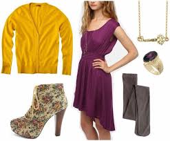 color combo to try purple and yellow