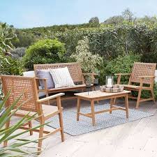 Miri Wooden Garden Sofa Set 2023