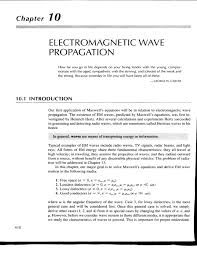 Electromagnetic Wave Propagation