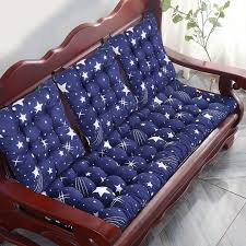 wooden sofa cushions 2 3 persons swing