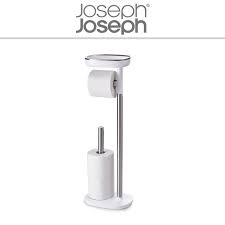 This technique can be used when installing any style of toilet paper holder or hand. Joseph Joseph Toilet Paper Holder White Stainless Steel C