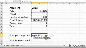 How To Calculate Loan Payments In Excel Lynda Com Tutorial