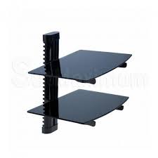 Adjustable Dual Av Shelf Wall Mount