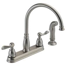 Delta touch kitchen faucet troubleshooting. Delta Windemere Two Handle Kitchen Faucet In Chrome 21996lf Walmart Com Walmart Com