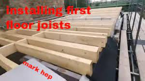 installing first floor joists you