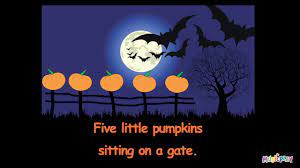 Five Little Pumpkins - YouTube