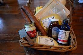 d i y holiday gift baskets with local