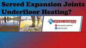screed expansion joints underfloor