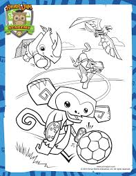 The name comes from za coming from south these world cup soccer coloring pages will be great for kids watching their favorite sport. World Cup Coloring Page Animal Jam Academy