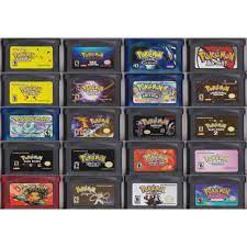 Pokemon Games GBA Game Boy Advance: Advanced Adventure, Dark Cry, glazed