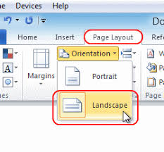 page landscape microsoft word tutorial