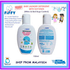 Harga sebotol (10 liter) rm30. New Fiffy Baby Laundry Detergent With Softener Mites Bed Bugs Control 100ml Sabun Pencuci Baju Bayi Shopee Malaysia