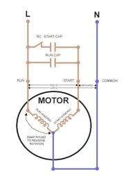 3 wire ac dual capacitor wiring diagram