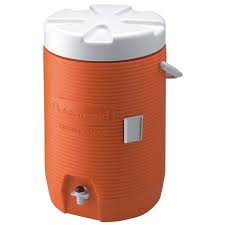 rubbermaid water cooler 3 gal orange