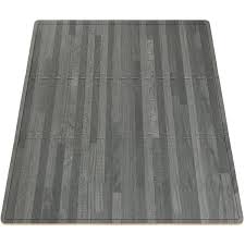 sorbus gray wood grain floor mats foam