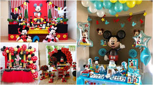 mickey mouse theme birthday decoration