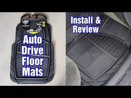 auto drive floor mats install review