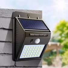 5w Led Solar Wall Light With Motion