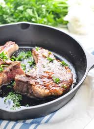 Pair it with black bean salad in my recipe book, and you have a super dish. 5 Ingredient Pan Fried Pork Chops The Seasoned Mom