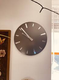 Rare 1999 Ikea Metal Hanging Wall Clock