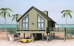 Small Stilt House Plans Small Beach