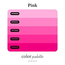 Premium Vector Pink Color Palettes