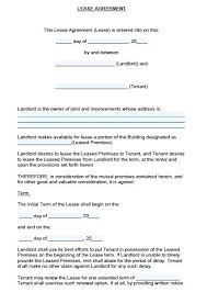 Printable Commercial Lease Agreement Template Pdf Termination Letter