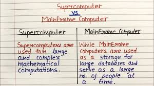 and mainframe computer