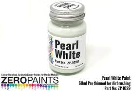 Pearl White Paint 60ml Zp 1029