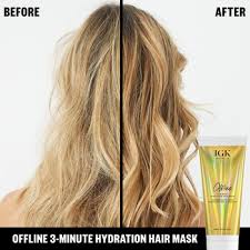 Use to reduce frizz and help control your blowout. Offline 3 Minute Hydration Hair Mask Igk Sephora