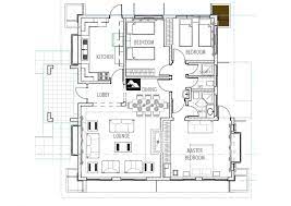 Deluxe 3 Bedroom Bungalow House Plan