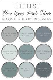 most recommended blue grey paint colors