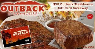50 outback steakhouse gift card