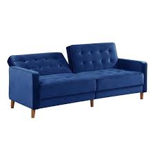 square arms modern sofa bed