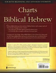 Charts Of Biblical Hebrew Includes Cd Rom With Over 450 Charts