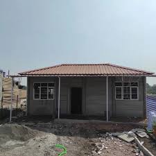 polished prefabricated cement house