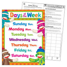 I have a backlog of instructables that i need to clear out of my office and my brain. Days Of The Week Sock Monkeys Learning Chart Promoni S