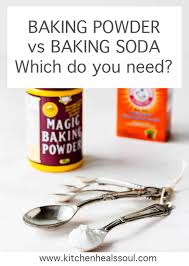 baking soda and baking powder