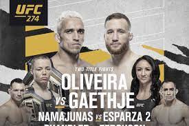 UFC 274: Oliveira Vs. Justin Time, How ...